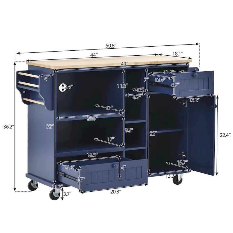 Kitchen Storage Cabinets with Solid Wood Side Cabinets, Microwave Cabinets, Buffet