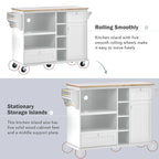 Kitchen Storage Cabinets with Solid Wood Side Cabinets, Microwave Cabinets, Buffet