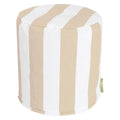 Majestic Home Goods Pouf / Ottomano da Interno / Esterno a Righe Verticali 40,6 L x 40,6 P x 43,2 H cm
