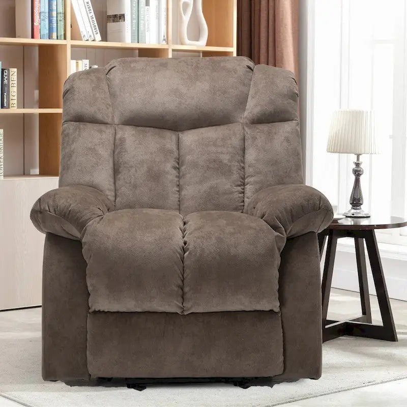 Poltrona Reclinabile Elettrica per Anziani, Poltrona Relax con Tasca Laterale