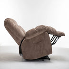 Poltrona Reclinabile Elettrica per Anziani, Poltrona Relax con Tasca Laterale