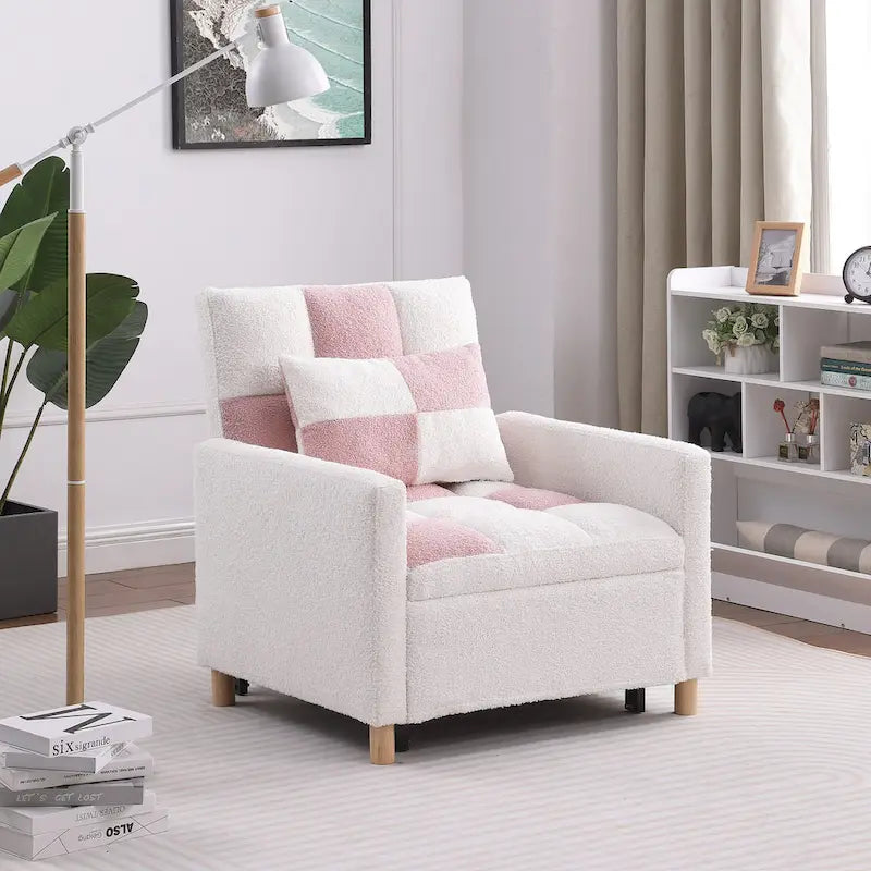 Poltrona Letto Convertibile con Cuscino