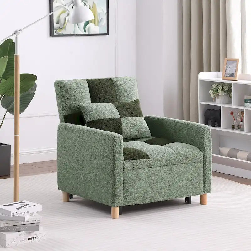 Poltrona Letto Convertibile con Cuscino