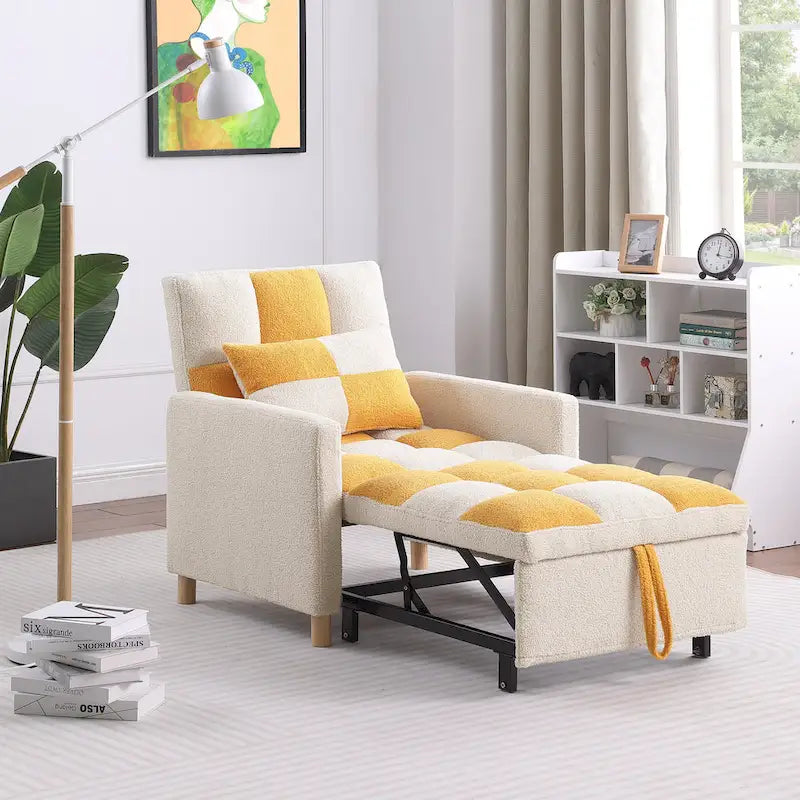 Poltrona Letto Convertibile con Cuscino