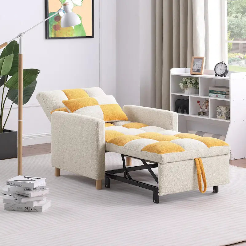 Poltrona Letto Convertibile con Cuscino