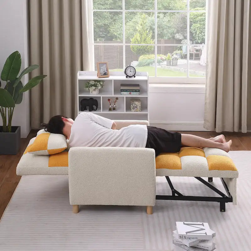 Poltrona Letto Convertibile con Cuscino