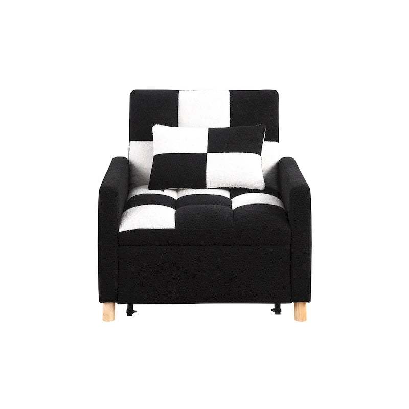 Poltrona Letto Convertibile con Cuscino