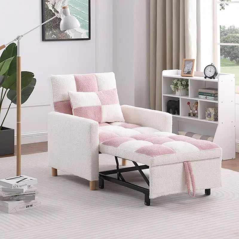 Poltrona Letto Convertibile con Cuscino