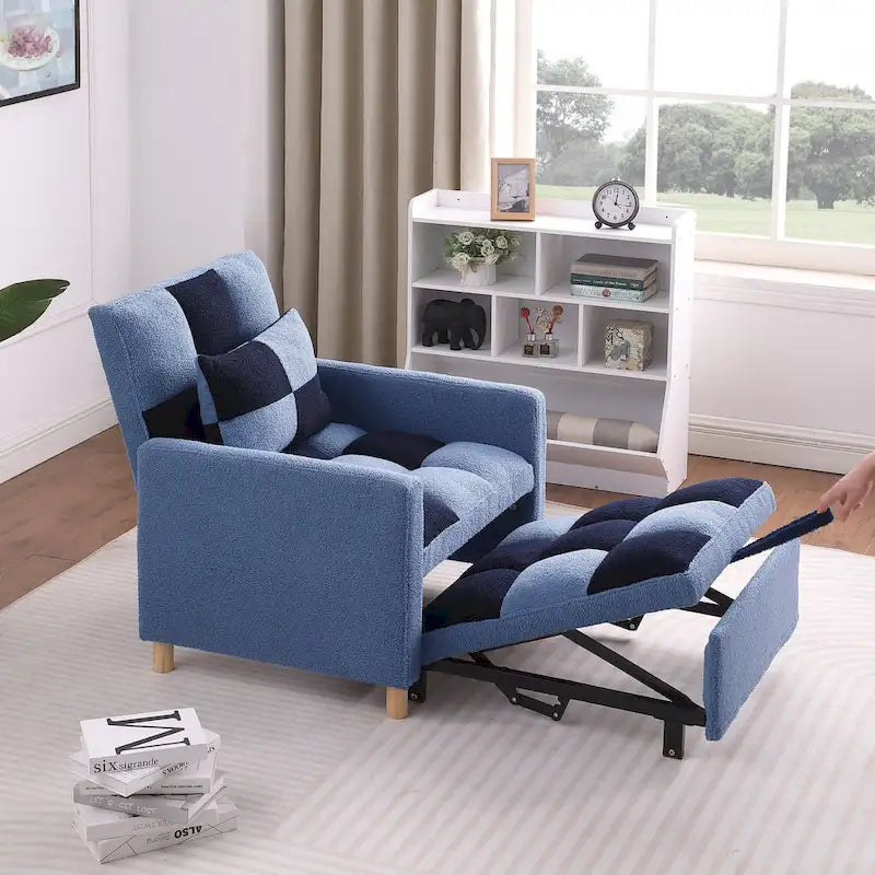 Poltrona Letto Convertibile con Cuscino