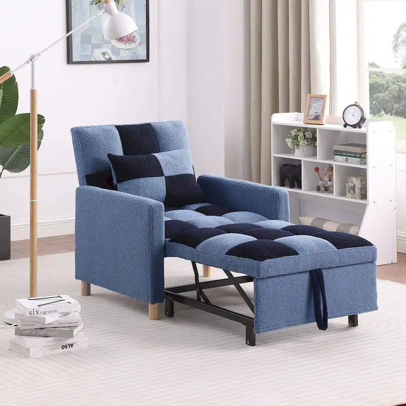 Poltrona Letto Convertibile con Cuscino