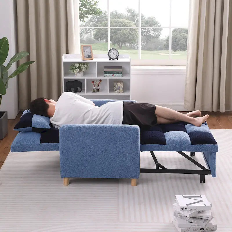 Poltrona Letto Convertibile con Cuscino