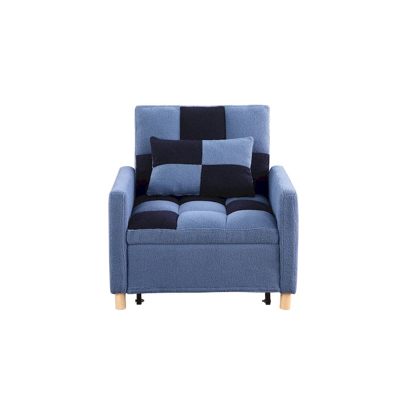 Poltrona Letto Convertibile con Cuscino