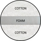 Divano letto futon standard con cotone