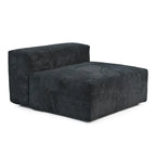 Divano sezionale modulare di lusso a U con chaise longue e pouf