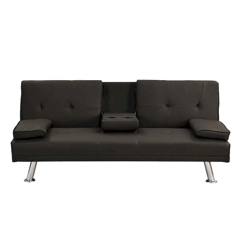 Divano Letto Convertibile Moderno Regolabile - Divano Doppio Reclinabile in Similpelle
