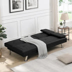 Divano Letto Convertibile Moderno Regolabile - Divano Doppio Reclinabile in Similpelle