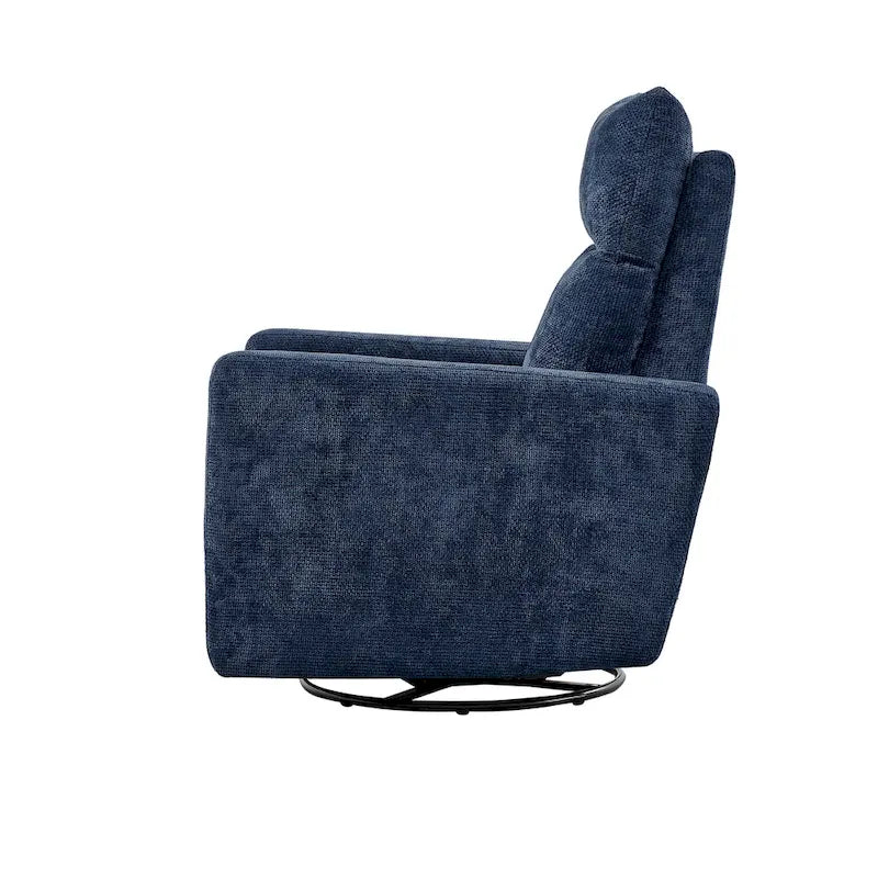 Olmas 33.5W Power Swivel Glider Recliner with USB Charger