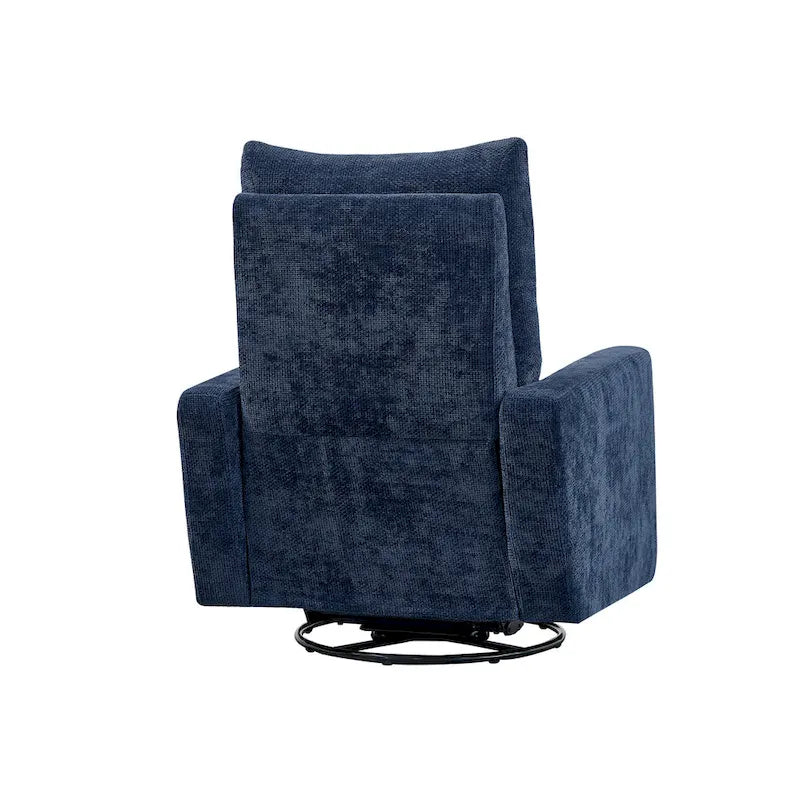 Olmas 33.5W Power Swivel Glider Recliner with USB Charger