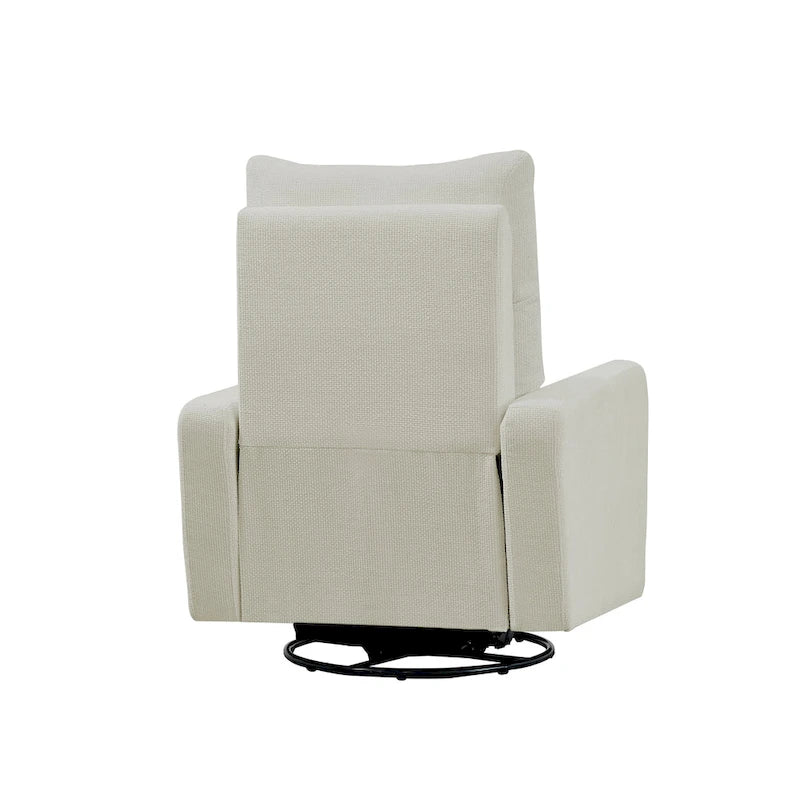 Olmas 33.5W Power Swivel Glider Recliner with USB Charger