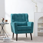 Poltrona Mid-Century Modern con cuscino lombare, Set da 1