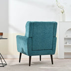 Poltrona Mid-Century Modern con cuscino lombare, Set da 1