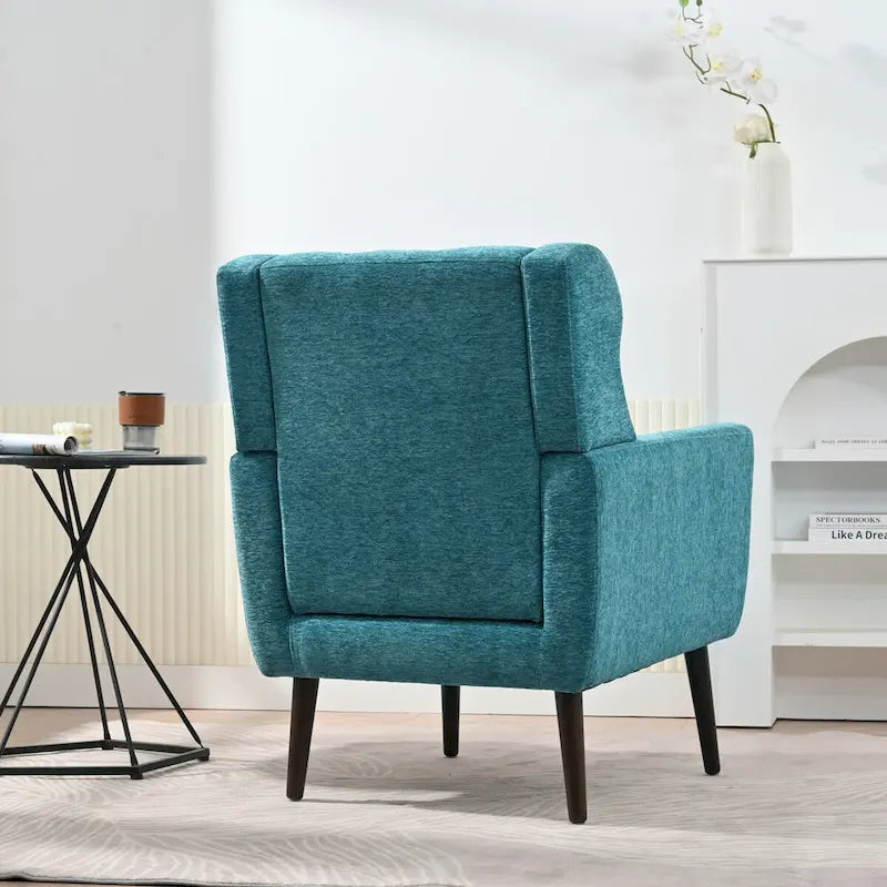 Poltrona Mid-Century Modern con cuscino lombare, Set da 1
