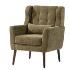 Poltrona Mid-Century Modern con cuscino lombare, Set da 1