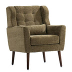 Poltrona Mid-Century Modern con cuscino lombare, Set da 1