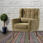 Poltrona Mid-Century Modern con cuscino lombare, Set da 1