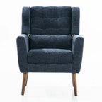 Poltrona Mid-Century Modern con cuscino lombare, Set da 1