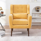 Poltrona Mid-Century Modern con cuscino lombare, Set da 1