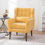 Poltrona Mid-Century Modern con cuscino lombare, Set da 1