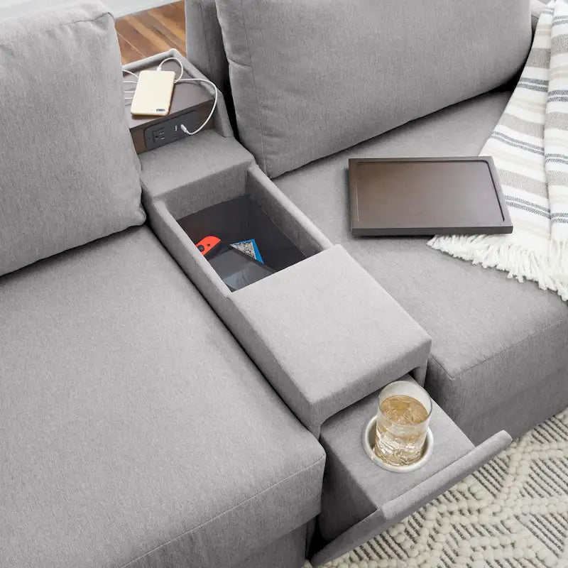 Flex Narrow Hub for Flex Sectional by Flexsteel - 10 x 24 x 37