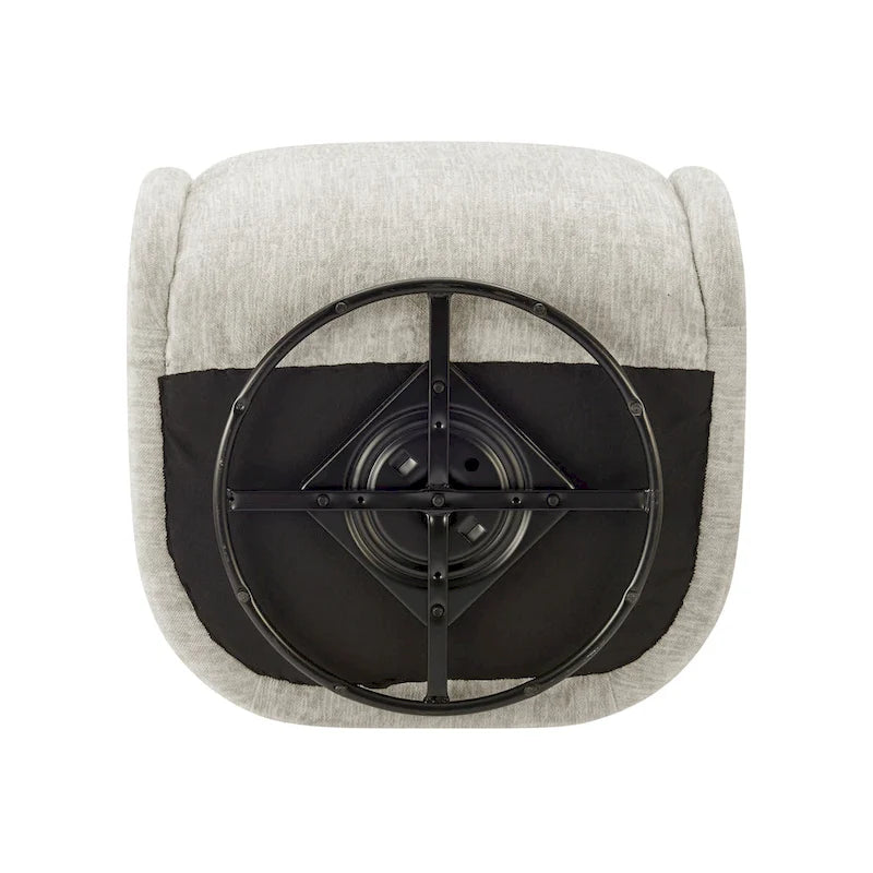 Margareth Fabric Swivel Accent Arm Chair