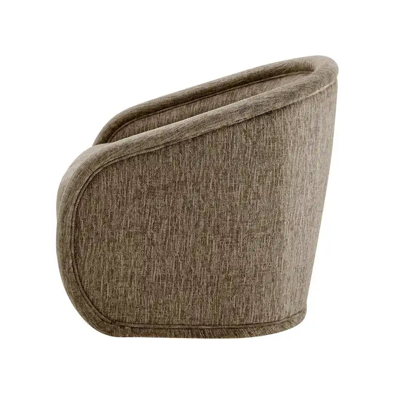 Margareth Fabric Swivel Accent Arm Chair