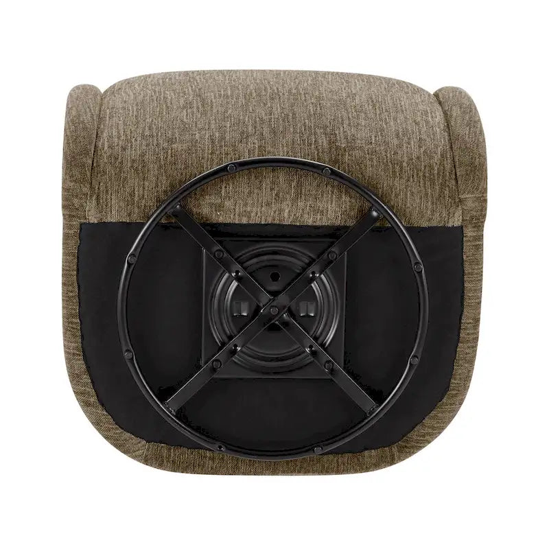 Margareth Fabric Swivel Accent Arm Chair