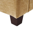 LUE BONA 81 Moderno Divano a 3 posti in Velluto a Coste, Divano Imbottito Rettangolare in Poliestere per Soggiorno - 81L X 33P X 26A