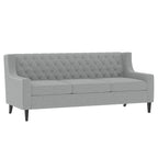 Divani in schiuma Mid-Century Modern con schienale trapuntato a bottoni
