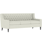 Divani in schiuma Mid-Century Modern con schienale trapuntato a bottoni