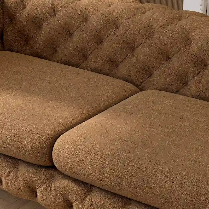 Corvus Aosta Chesterfield Tufted Velvet Sofa