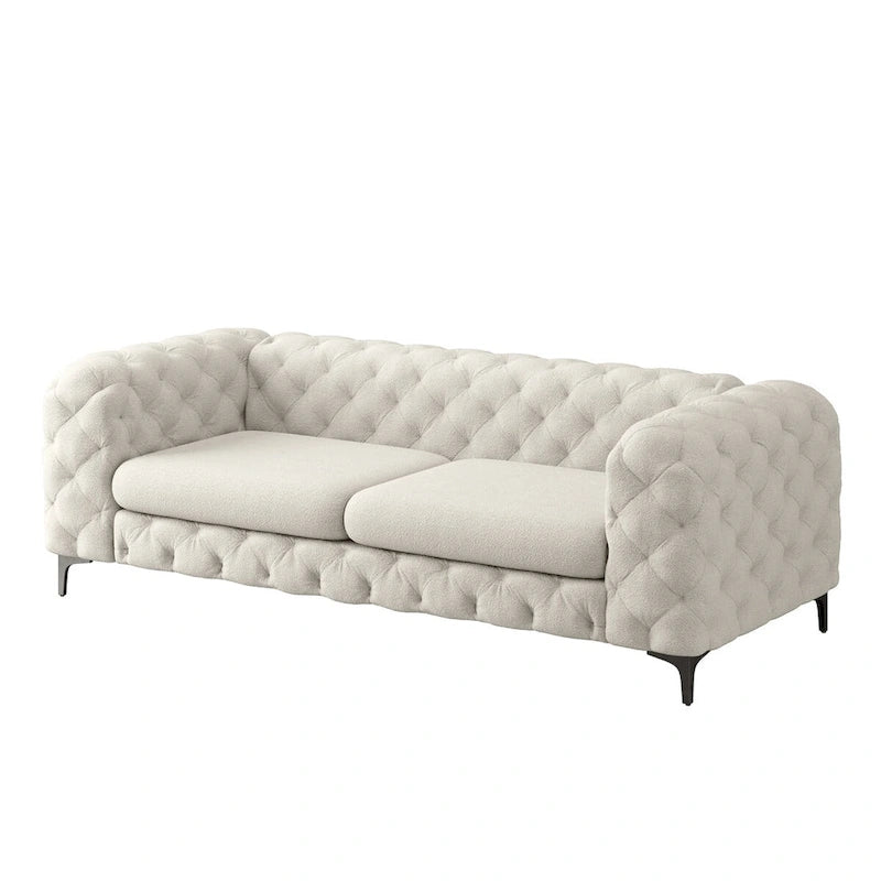 Corvus Aosta Chesterfield Tufted Velvet Sofa