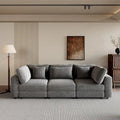 105 Sofa with Cushions and 5 Pillows