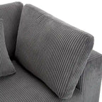 105 Sofa with Cushions and 5 Pillows