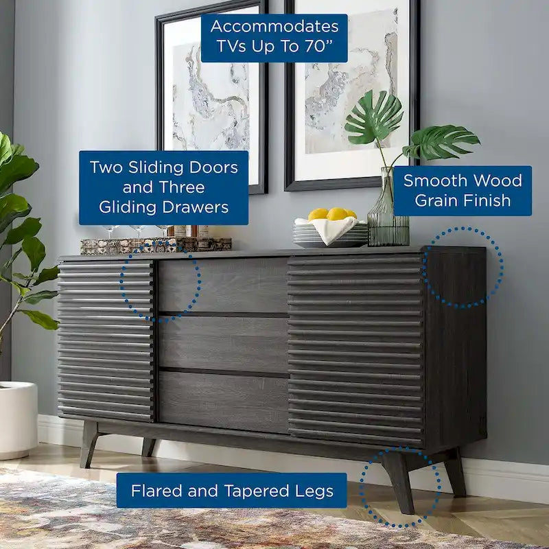 Render 63 Sideboard Buffet Table or TV Stand