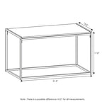 Furinno Camnus Modern Living Room Table Set with One Coffee Table and Two End Tables