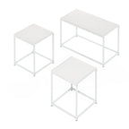 Furinno Camnus Modern Living Room Table Set with One Coffee Table and Two End Tables