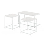 Furinno Camnus Modern Living Room Table Set with One Coffee Table and Two End Tables