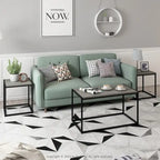 Furinno Camnus Modern Living Room Table Set with One Coffee Table and Two End Tables