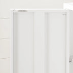 2-Door Metal Storage Cabinet with Adjustable Shelves