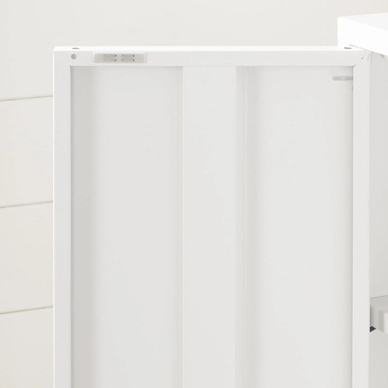 2-Door Metal Storage Cabinet with Adjustable Shelves